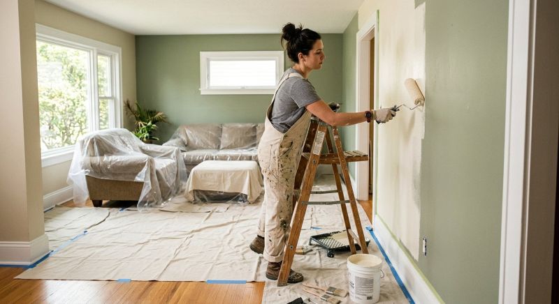 House Interior Painting in Wilmington, NC