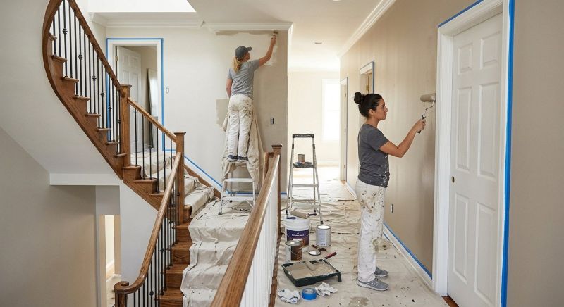 Interior Trim Painting in Wilmington, NC