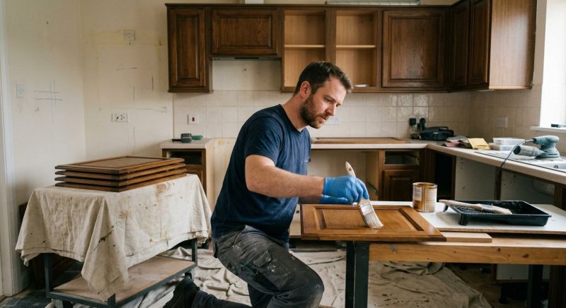 Kitchen Cabinet Refinishing in Terre Haute, IN