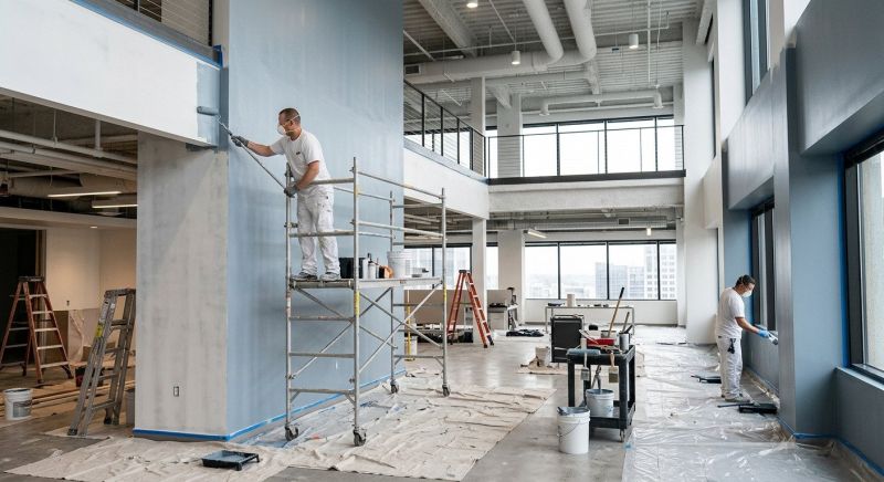Retail Ceiling Painting in Boulder, CO