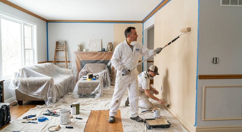 Stucco Ceiling Painting in Waco, TX
